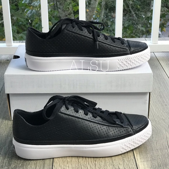 Converse Shoes - Converse Ctas Modern OX Leather Black White W AUTH
